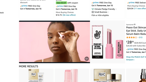 Amazon Peace Out Display Ad